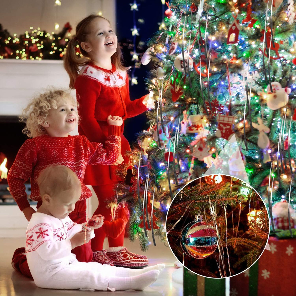 Silver Icicle Tinsel – 2000 Strands – view 3