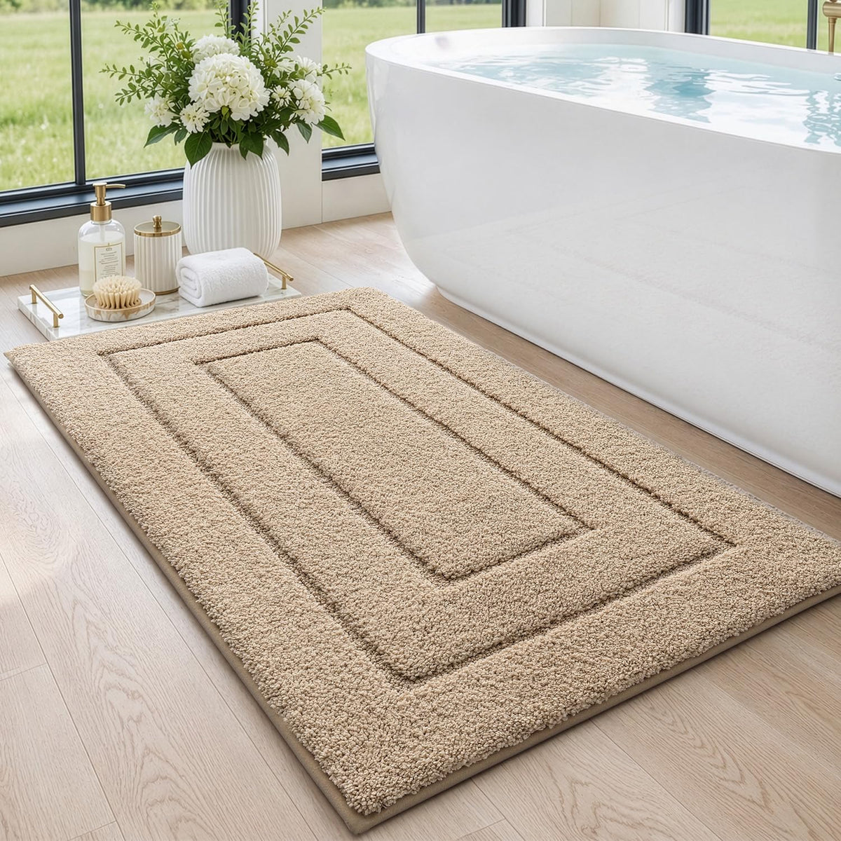 Extra Soft Plush Absorbent Bath Mat – Non-Slip