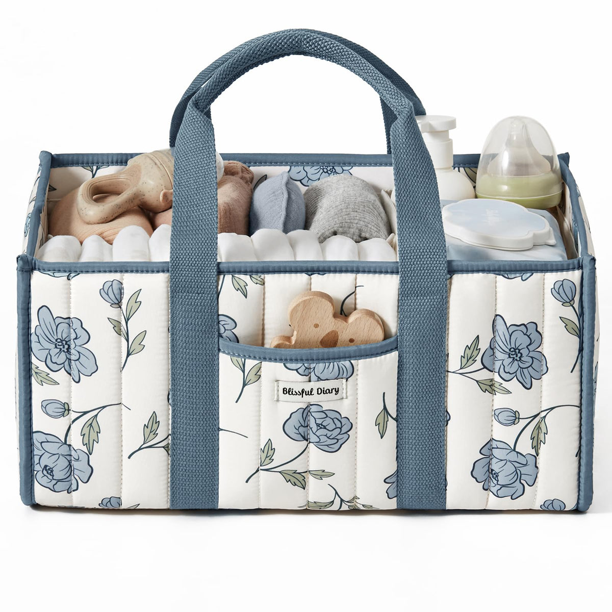 Portable Felt Caddy Organiser Basket with Dividers