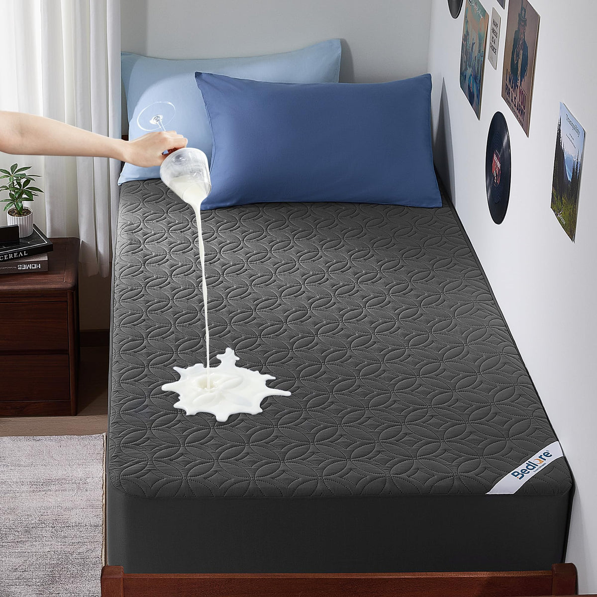 Waterproof Quilted Mattress Protector – Quiet & Breathable