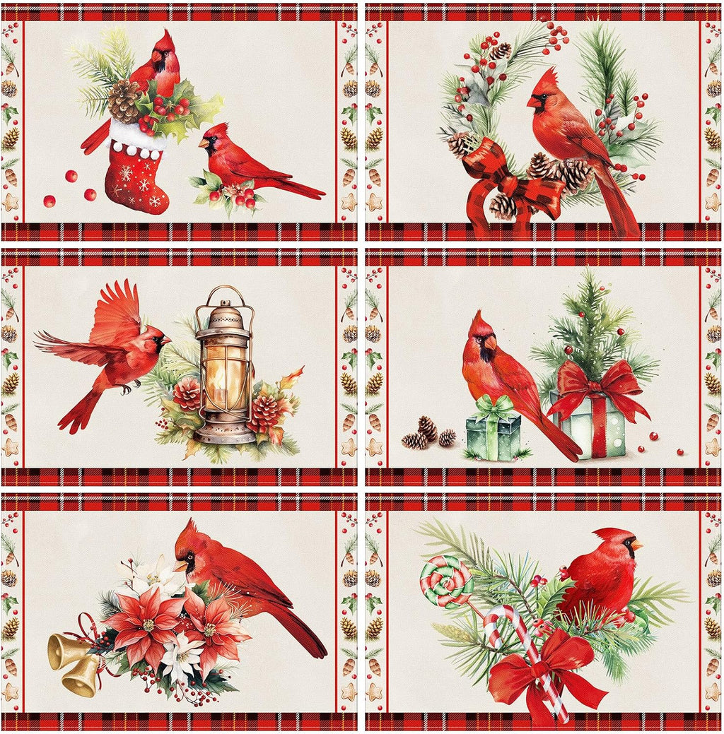 Christmas Placemats – Set of 6 Washable