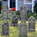 Large Graveyard Tombstones – 6 Piece Halloween Yard Signs
