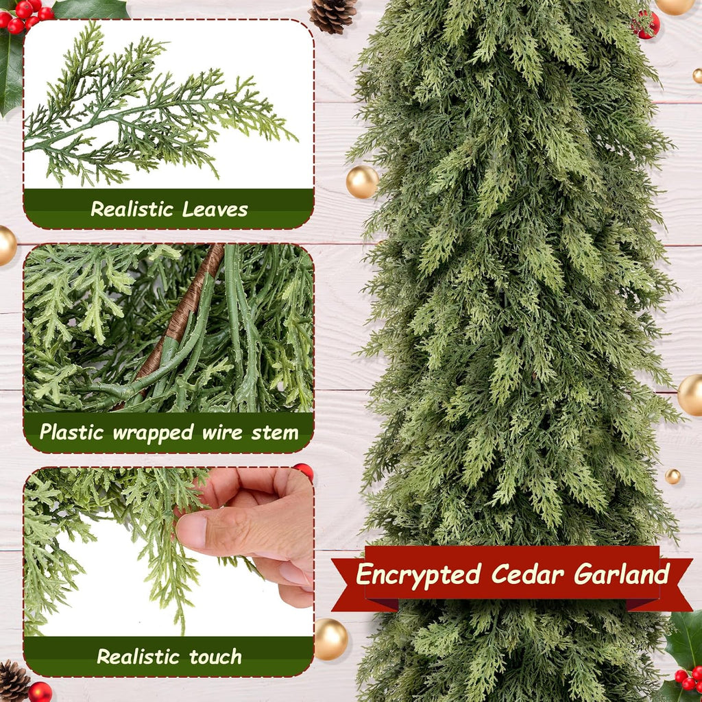 Thick Cedar Christmas Garland – 1.8 m to 4.5 m – view 4