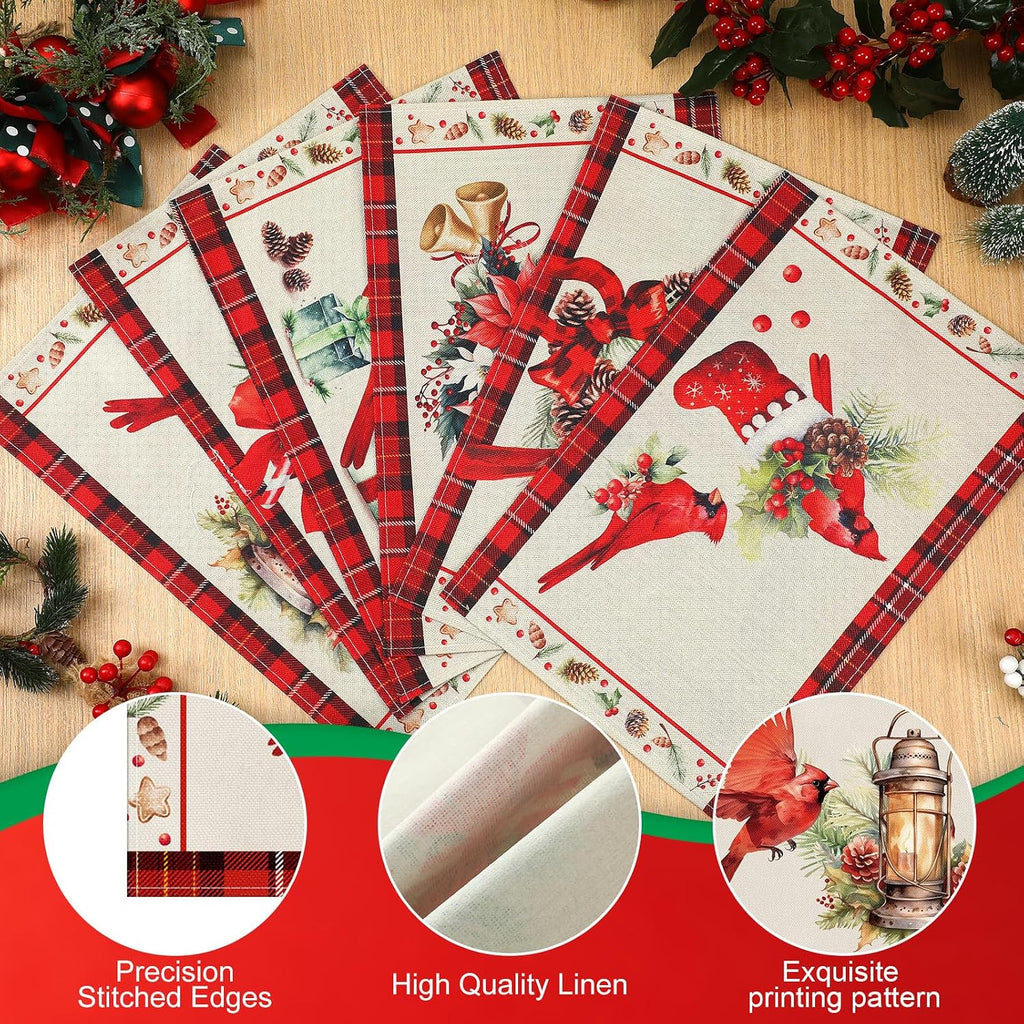 Christmas Placemats – Set of 6 Washable – view 3