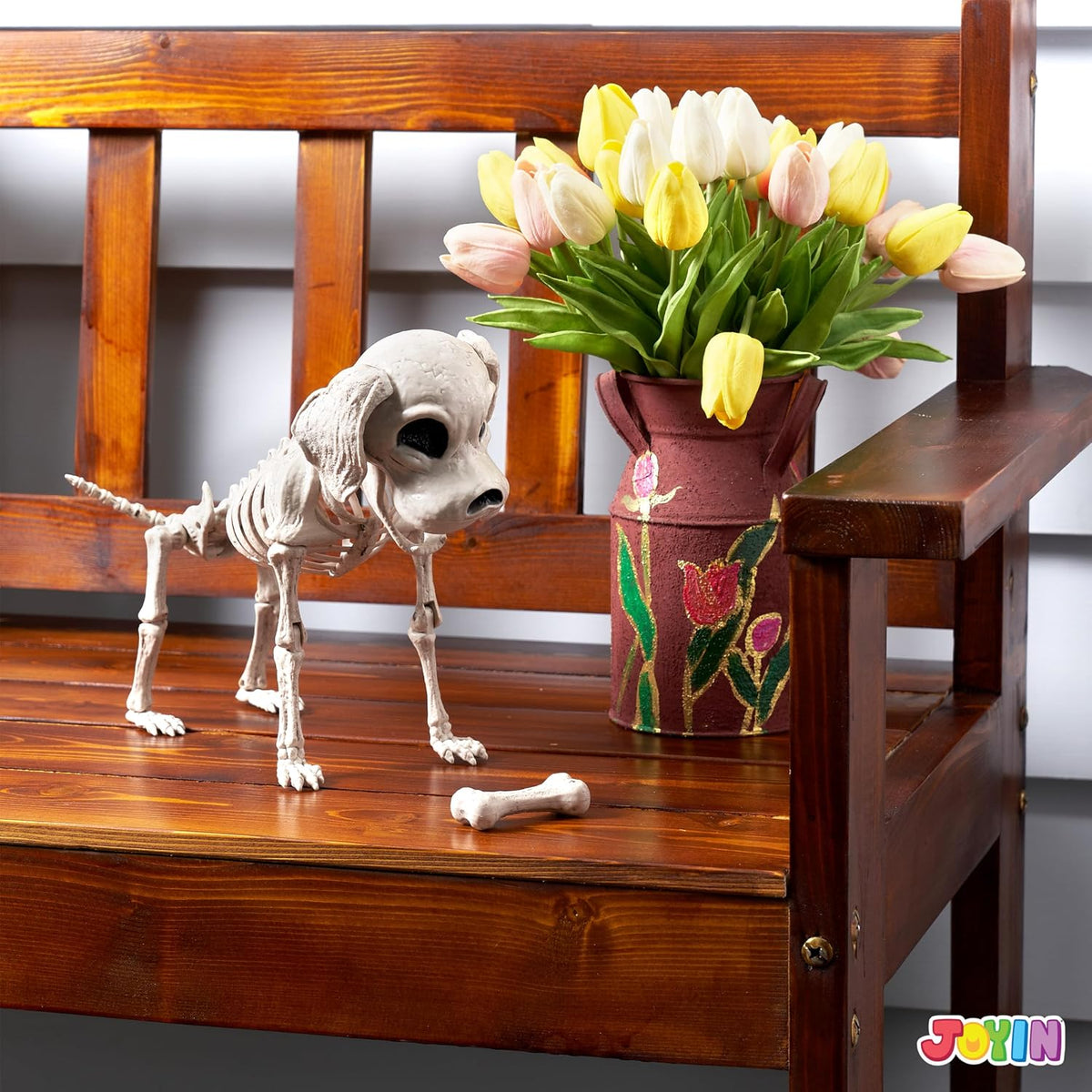 Poseable Dog Skeleton – Halloween Decoration – view 4