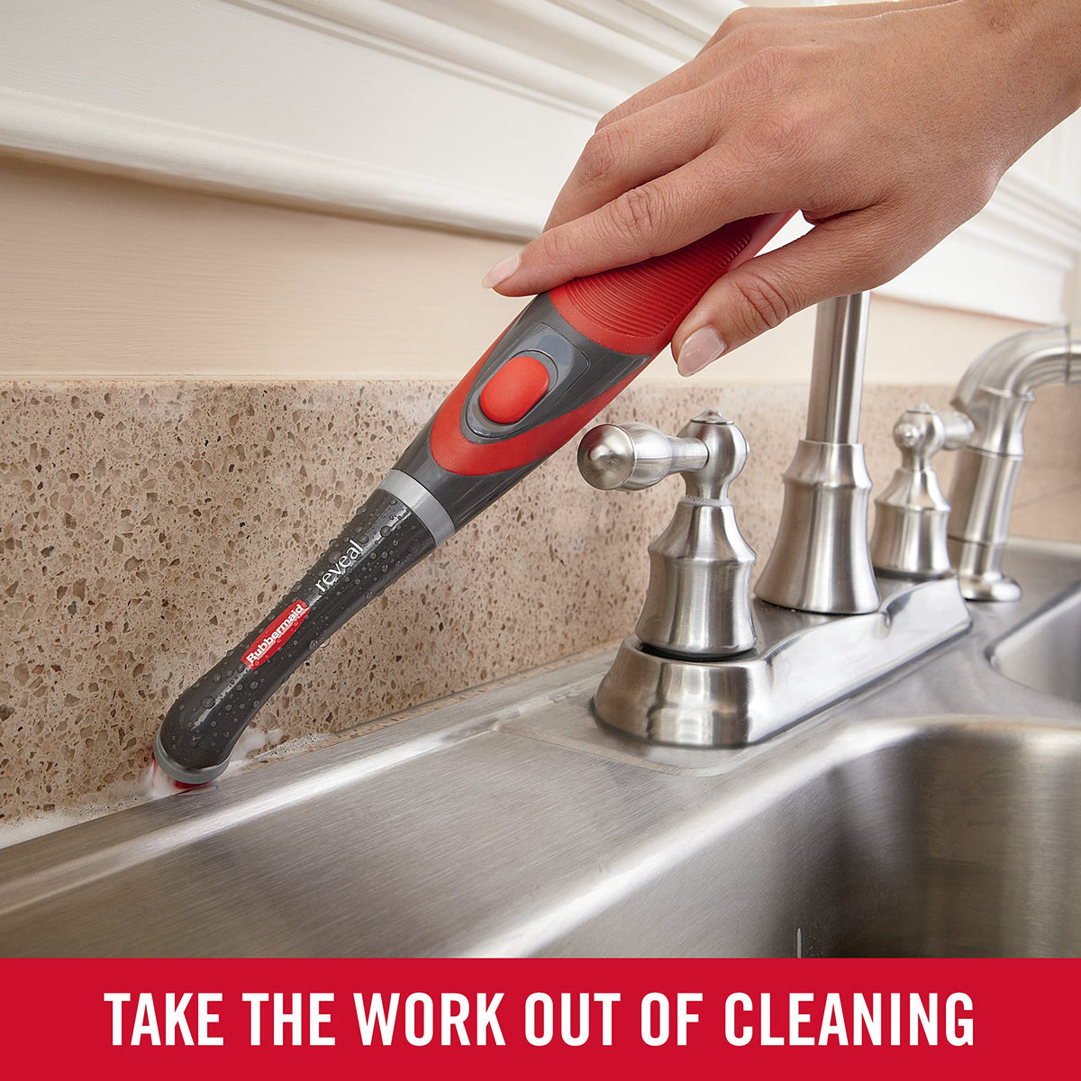 Rubbermaid Reveal Power Scrubber – Grout & Tile Cleaner