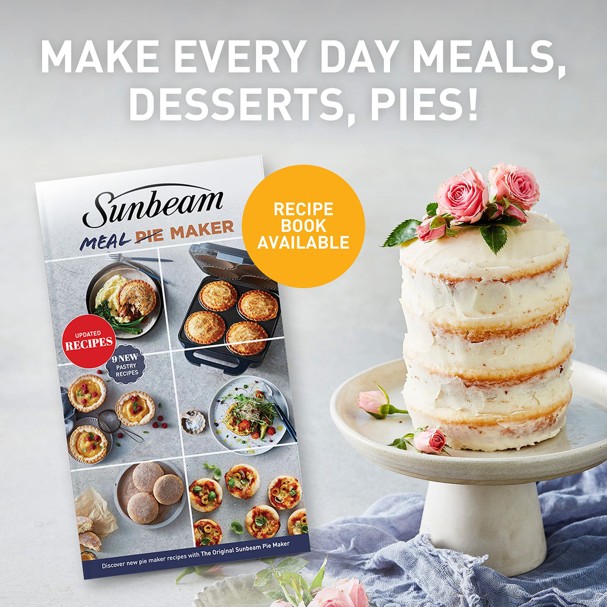 Sunbeam Pie Magic 4-Up Electric Pie Maker