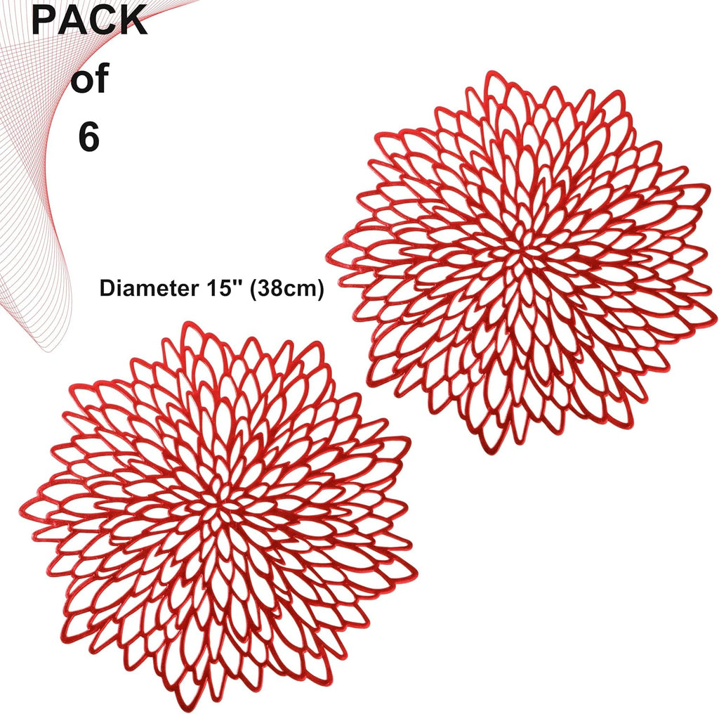 Metallic Placemats & Coasters – Christmas Table Set – view 2