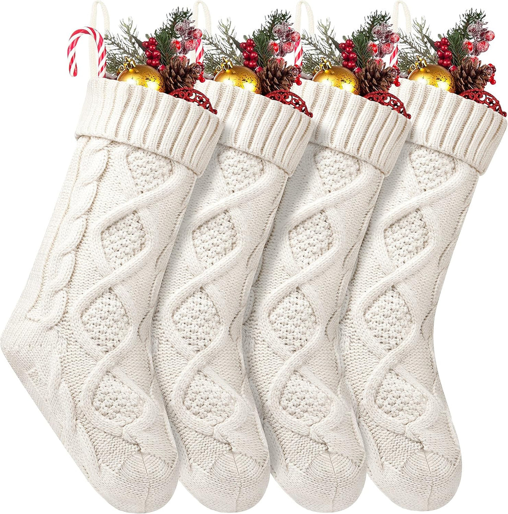 Cable Knit Christmas Stockings – 36 cm & 46 cm – view 2