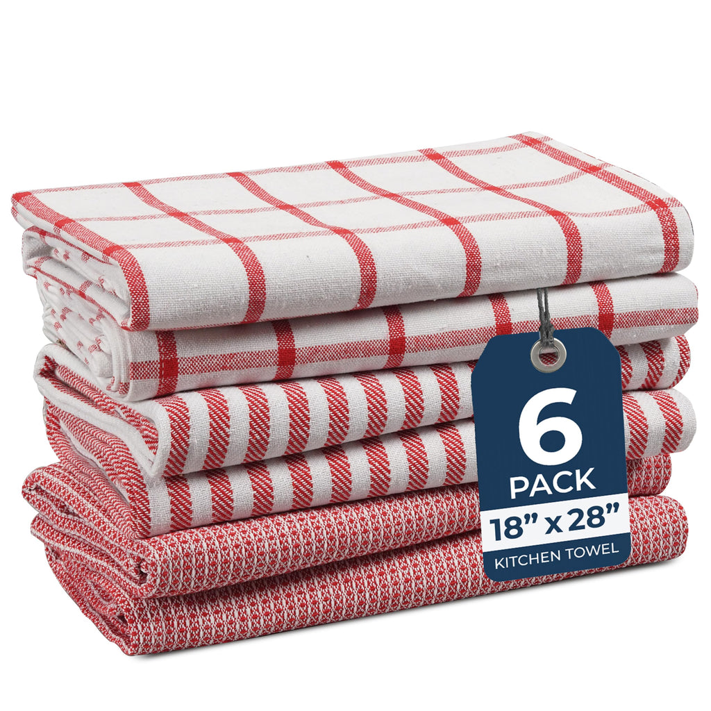 100% Cotton Kitchen Tea Towels Set