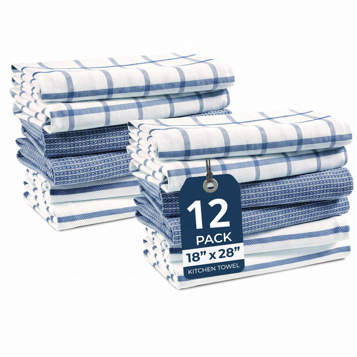 100% Cotton Kitchen Tea Towels Set