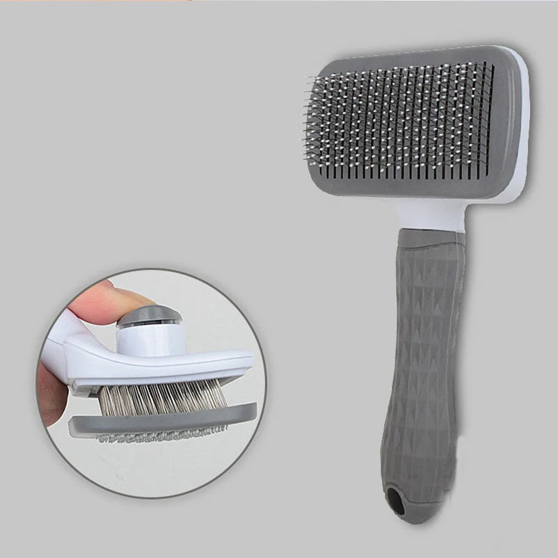 Self-Cleaning Slicker Brush for Dogs & Cats