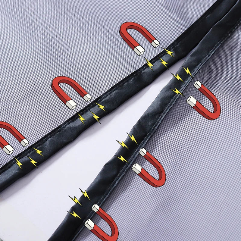 Magnetic Fly Screen Door – Hands-Free, No Drilling