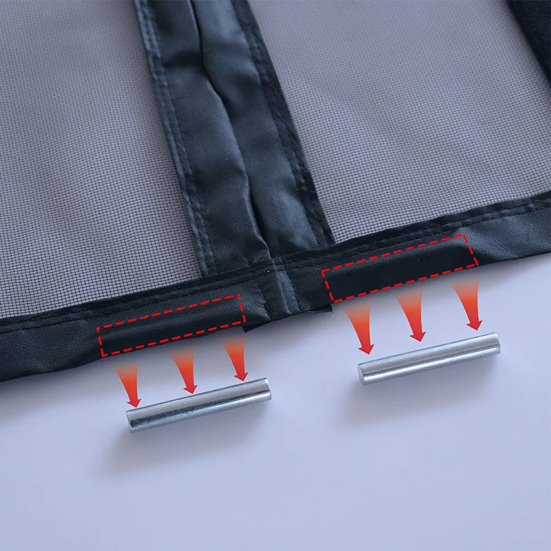 Magnetic Fly Screen Door – Hands-Free, No Drilling