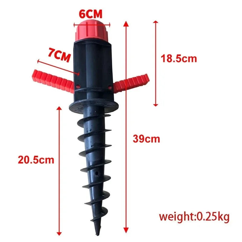 Beach Umbrella Sand Anchor – Screw-In Spiral