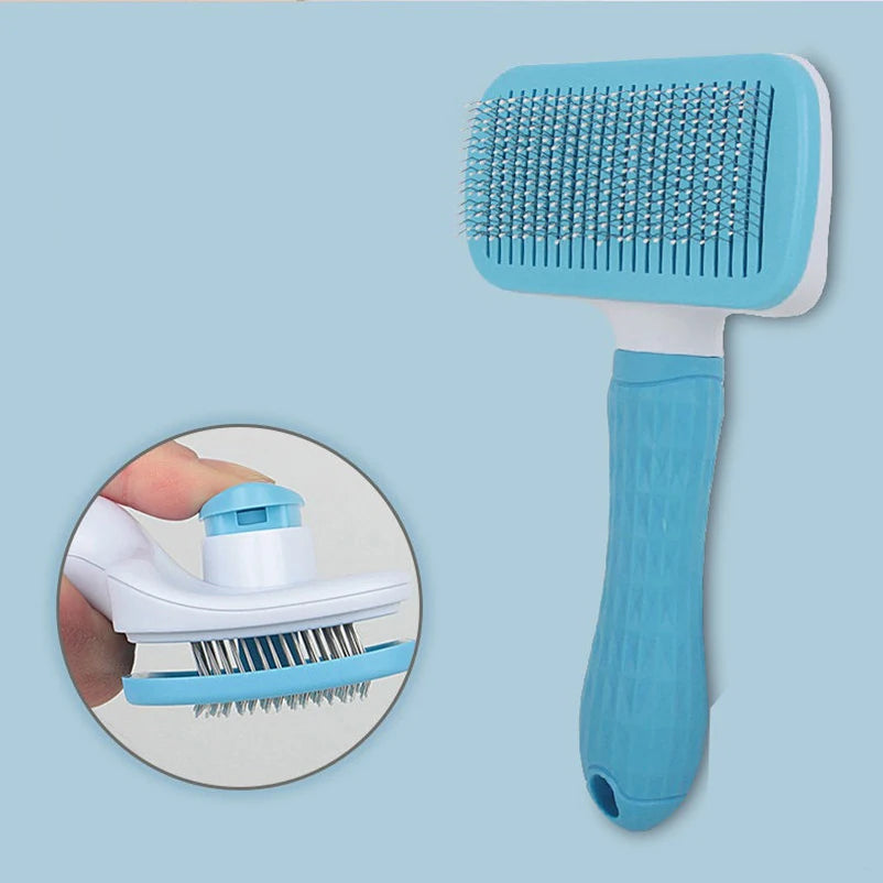 Self-Cleaning Slicker Brush for Dogs & Cats