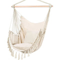 Macrame Hanging Chair with 2 Cushions