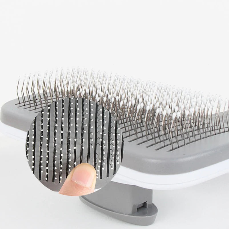 Self-Cleaning Slicker Brush for Dogs & Cats