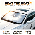 Car Windshield Sun Shade Umbrella – Opens in Seconds