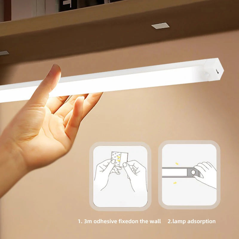 Motion Sensor LED Cabinet Light – Rechargeable, 2 Pack