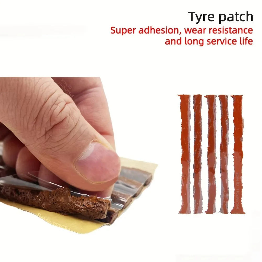 Tyre Puncture Repair Kit with Case – Plugs & Tools