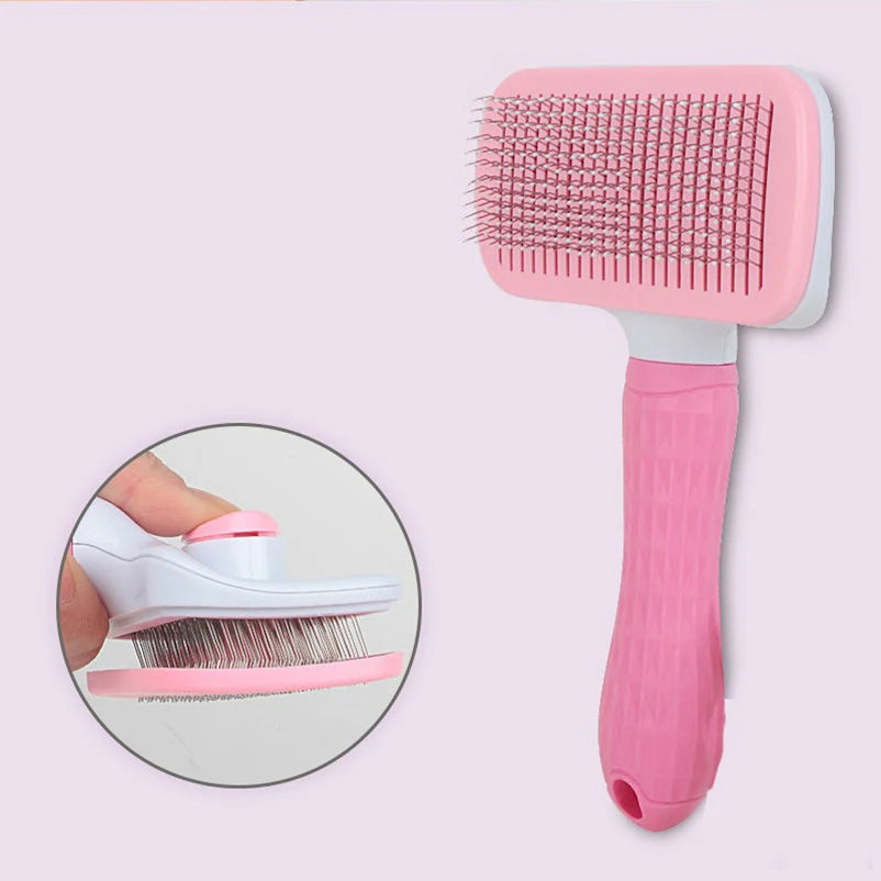 Self-Cleaning Slicker Brush for Dogs & Cats