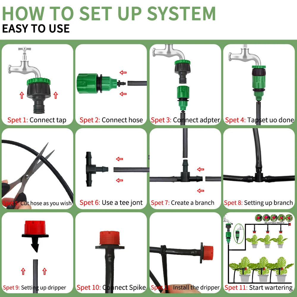 Garden Micro Drip Irrigation Kit – 20 m