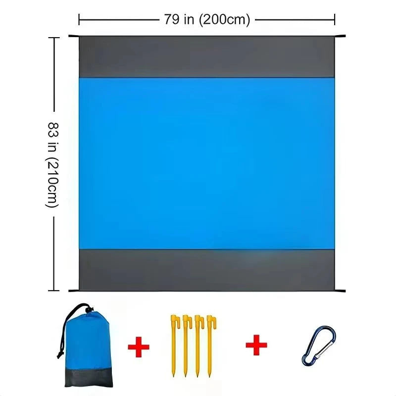 Sandproof Waterproof Beach Mat – 200 x 210 cm