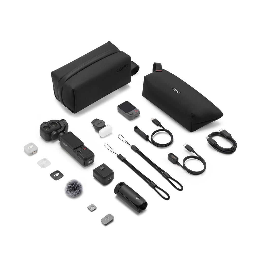 DJI Osmo Pocket 4P Dual-Lens Cinematic Pocket Gimbal Camera Vlog Combo