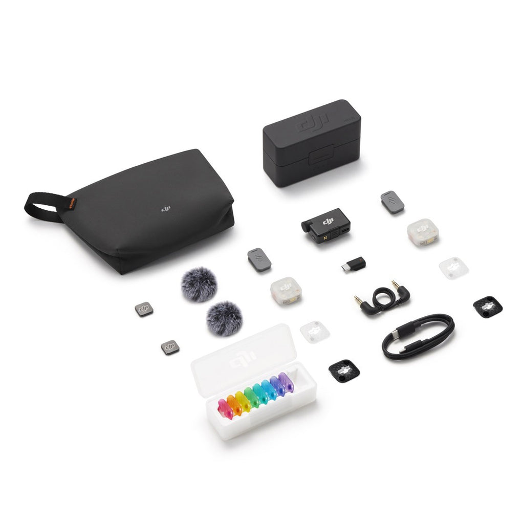 DJI Mic Mini 2S Wireless Microphone (2 TX + 1 RX + Charging Case)